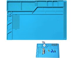 Zeynomax - Magnetische soldeermat 55 x 35 cm voor elektronica reparatie en printplaten - Met magneten - Siliconenmat