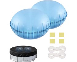 Zeynomax - Overwinteringsproduct zwembad - 2 stuks - 48 x 48 inch - Zwembadkussen - Luchtkussen - Opblaasbaar kussen - Bovengronds zwembad - IJs equalizer kussen - Beste kwaliteitfabricaat - Duurzaam materiaal - Vorstbescherming - Zwembadonderhoud.