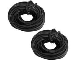 Zeynomax - Weersealstrip - Rubber Strip voor Kassen - Universele Toepassing - Zwart - Glazen Kassen - 4m/10m/18m - Geschikt voor Buiten - Tuin