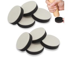 Zeynomax - Zelfklevende meubelglijders (10 stuks) voor houten vloeren - Bankglijders - Meubelbeschermers - Meubelschuifregelaars