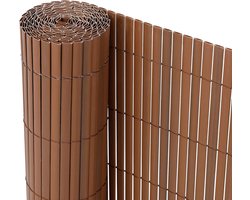 Zichtwerende omheining van pvc, inkijkbescherming, windscherm voor balkon; voor buiten; balkon, terras en tuin, 80 x 300 cm