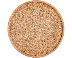 ZICZAC - Dienblad - QUERCO - 100% kurk - Vlek- en waterafstotend - Rond - 40cm - Grain