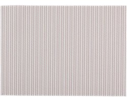 ZICZAC - Placemat FALLON - SET/6 - 30% PE, 70% PVC - Dubbelzijdige placemat, Beschermt de tafel, elegant ontwerp - Rechthoek - 33x45 cm - Donker taupe