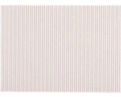 ZICZAC - Placemat FALLON - SET/6 - 30% PE, 70% PVC - Dubbelzijdige placemat, Beschermt de tafel, elegant ontwerp - Rechthoek - 33x45 cm - Zand