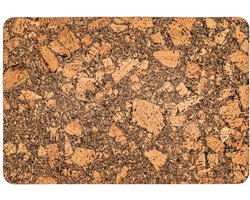 ZICZAC - Placemat - QUERCO - 100% cork - Stain and water repellent - Rectangle - 40x30 cm - Earth - SET/2