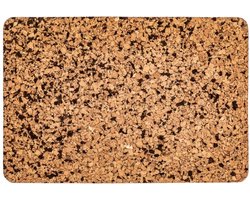 ZICZAC - Placemat - QUERCO - 100% kurk - Vlek- en waterafstotend - Rechthoekig - 45,5x30,5 cm - Coal - SET/2