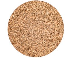 ZICZAC - Placemat - QUERCO - 100% kurk - Vlek- en waterafstotend - Rond - 36 cm - Grain - Set/2