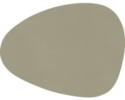 ZICZAC - Placemat TOGO - SET/6 - Dubbelzijdig - Kunstleer - 43x32 cm, taupe