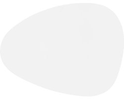 ZICZAC - Placemat TOGO - SET/6 - Dubbelzijdig - Kunstleer - 43x32 cm, wit