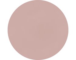 ZICZAC - Placemat TOGO - SET/6 - Rond - Dubbelzijdig - Kunstleer - Dia 38 cm, mauve