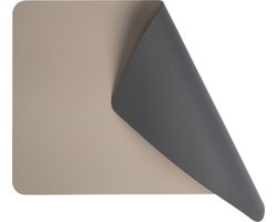 ZICZAC - Placemat TORILL - SET/6 - antislip achterkant - 30x45 cm - taupe
