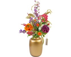 Zijden kunstbloemen boeket Colourful Svenski