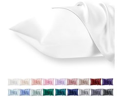 Zijdezachte Kussenslopen - Premium Satijn - Set van 2 - Natuurlijk