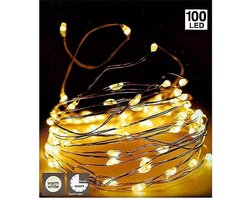 Zilverdraad 100LED - met timer