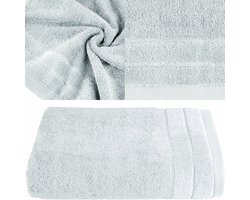 Zilveren Katoenen Handdoek 30x50 cm - Hoge Kwaliteit