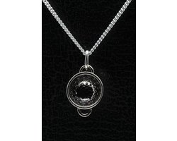 Zilveren Vergiet ketting hanger