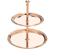 Zilverstad Etagère Elegance 2-hoog verkoperd 23cm