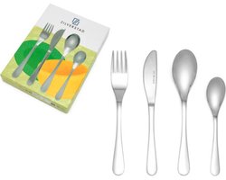 Zilverstad Geboortegeschenken Tienerbestek glad 6836070 | tienerbestek, glad design, bestek, sierlijk cadeau