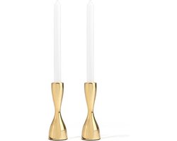 Zilverstad Kandelaar Sophia Goud  - Set van 2