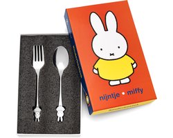 Zilverstad - Kinderbestek 2-delig nijntje RVS 18/10
