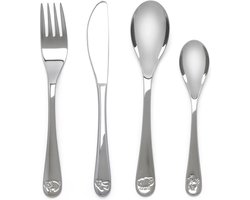 Zilverstad kinderbestek 6834070 boerderijdieren INCLUSIEF NAAMGRAVURE