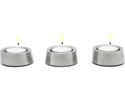 Zilverstad Oblique waxinelichthouder