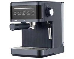 Zimoros Koffiezetapparaat Met Melkopschuimer - Italiaanse Espressomachine - 20 bar - Semi Automatisch - Compact & Stijlvol