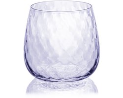 Zinnia handgemaakte waterglazen / 2st - Alexandrit