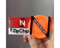 ZipChip - Oranje- Mini Frisbee - Oranje - Veilig Buitenspelen - Sinterklaas Schoen cadeautje - Kinder Speelgoed -Pocketpux