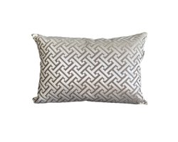 Zippi Design Beach Sierkussen 40x60 cm (large) kleur wit, creme, beige, zand, goud