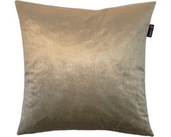 Zippi Design Sandy Velvet Sierkussen 45x45 cm Luxe (veren vulling) kleur goud beige