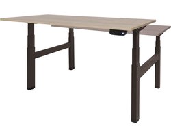 Zit Sta Bureau - Duo Elek 120x80 robson -zwart frame