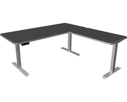 Zit sta hoekbureau Move-3 premium antraciet 180x180cm