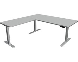 Zit sta hoekbureau Move-3 premium grijs 180x180cm