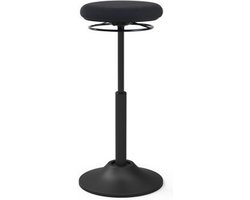 Zit-sta kruk Mango Zwart Ergonomisch Werkplek