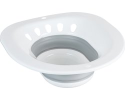 zitbadje toilet - opvouwbaar - 12x36x39 cm - voor hygiëne - intieme zones - menstruatie - kunststof