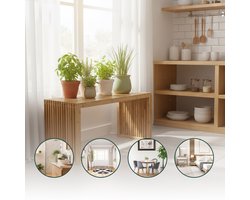 Zitbank - 45x43x33 cm - naturel