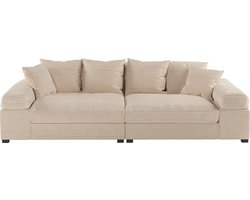 Zitbank big sofa Fatguy Beige Corduroy big bigsofa zetel - Hoekbanken en hoeksalon bij zetelsenbedden