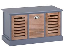 Zitbank in vintage look met 3 laden en opbergruimte