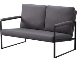Zitbank voor 2 Personen - Grijs - 125 x 80 x 77 cm - Loveseat - Stijlvol en Comfortabel voor Elk Interieur