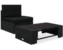 Zitgelegenheid Outdoor Sofa Set rotan Sun Day Stoel Tuinmeubelset