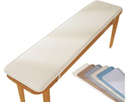 Zitkussen Bank - Kussen voor Buiten - Comfortabel Zitten - Antislip Rubber - 40x140cm - Beige