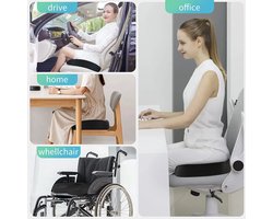 Zitkussen - Orthopedisch zitkussen - Ergonomisch zitkussen - Traagschuim stoelkussen - Zitkussen bureaustoel