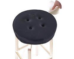 Zitkussen, rond, traagschuim, rond zitkussen voor stoelen, zacht stoelkussen, verhoogd zitcomfort, barkruk, zitkussen, geschikt voor thuis, bar, auto, kantoor en alle stoelen