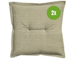 Zitkussen universeel paspel ca.50x50cm Outd Richmond moss 2 stuks