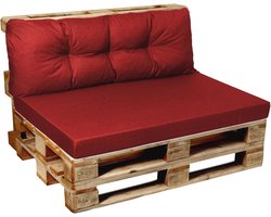 Zitkussens en Rugkussens voor Pallets - Gewatteerde Tuinkussens Set