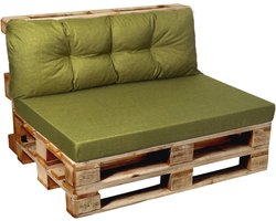 Zitkussens en Rugkussens voor Pallets - Gewatteerde Tuinkussens Set
