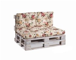 Zitkussens voor Pallets - Tuinbank Kussens, Hoogwaardige Gevuld met Granulaat Schuim, Diverse Kleuren en Maten