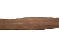 Zitplaat Live-Edge boombank 295x40x5 acacia bruin massief hout plaat