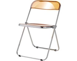 Zitplaatsen voor Gasten - Extra Stoelen - Conferentie Kantoor - Ruimtebesparend Ontwerp - Bruin